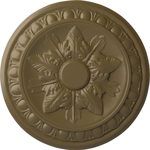 Ekena Millwork Exeter Ceiling Medallion (Fits Canopies up to 3 1/8"), 17 3/4"OD x 1 1/8"P, Mississippi Mud CM17EXMMF - main